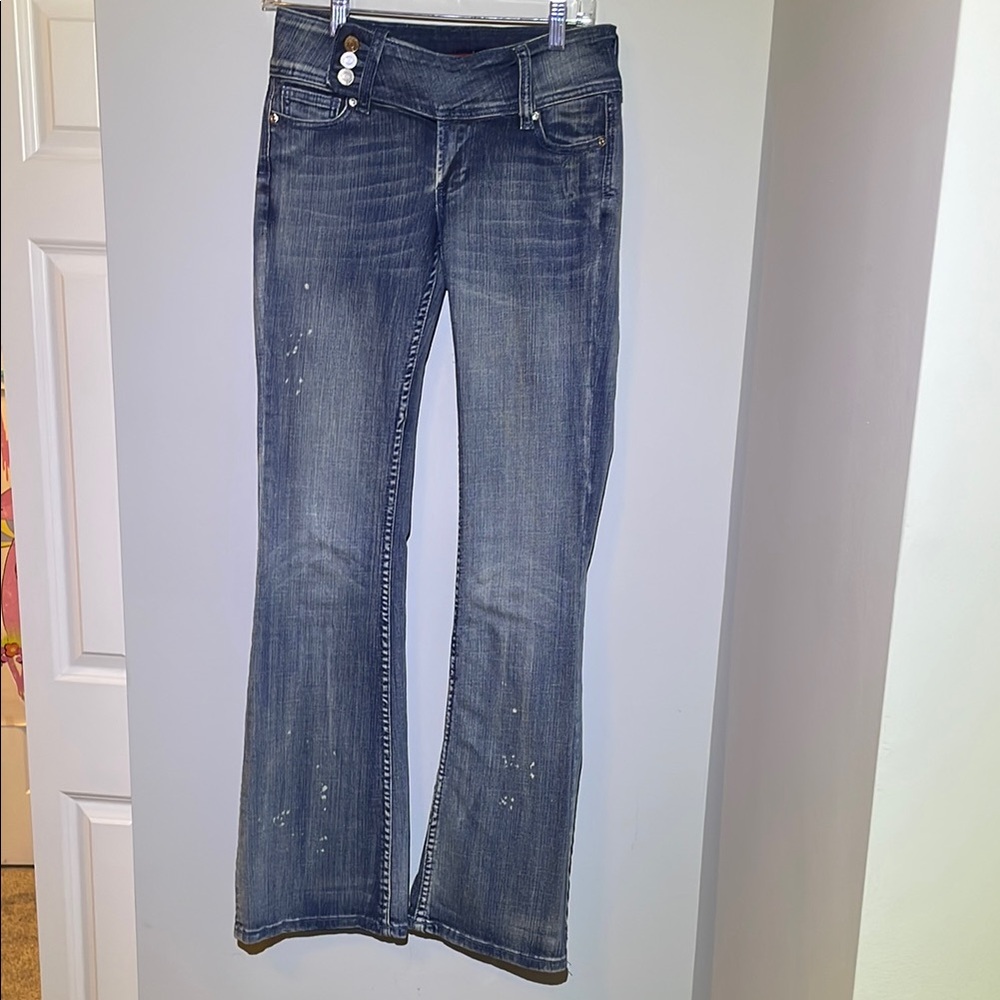 Vigold Blue Flare & Wide Leg Jeans with Stretch Size 3